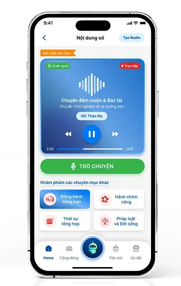 Giao diện app mobile