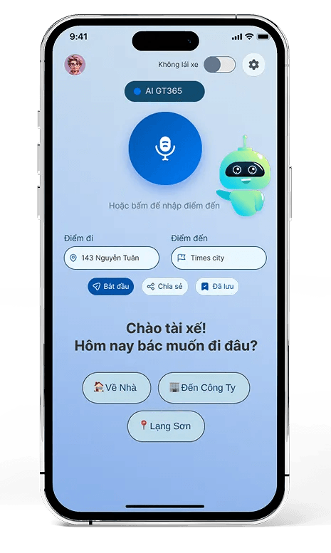 Giao diện Trợ lý rảnh tay